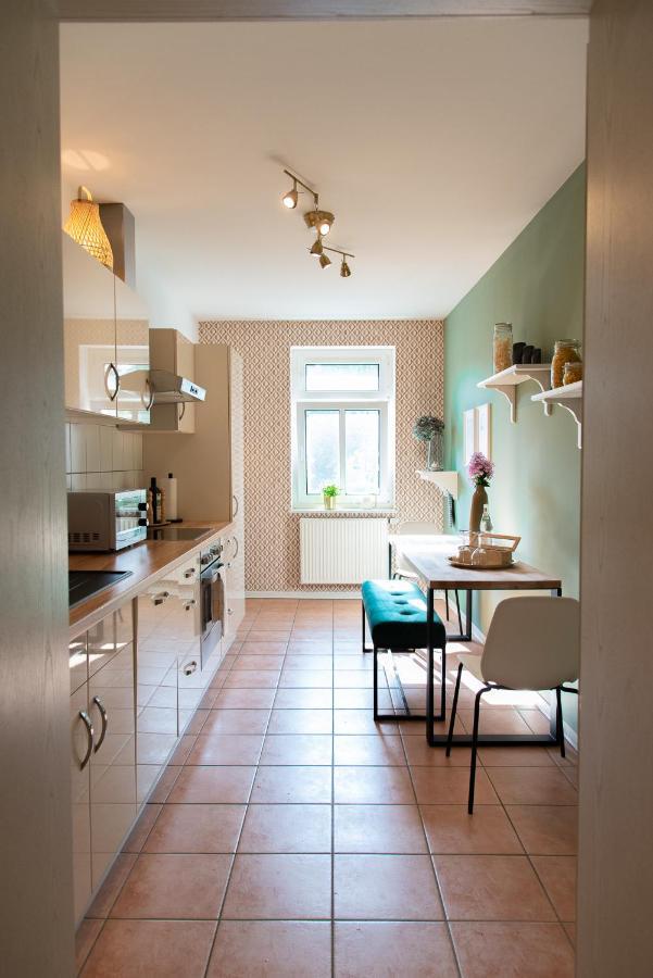 Stilvolles Apartment - Balkon, Netflix, Nespresso, Zentral, Messe 켐니츠 외부 사진