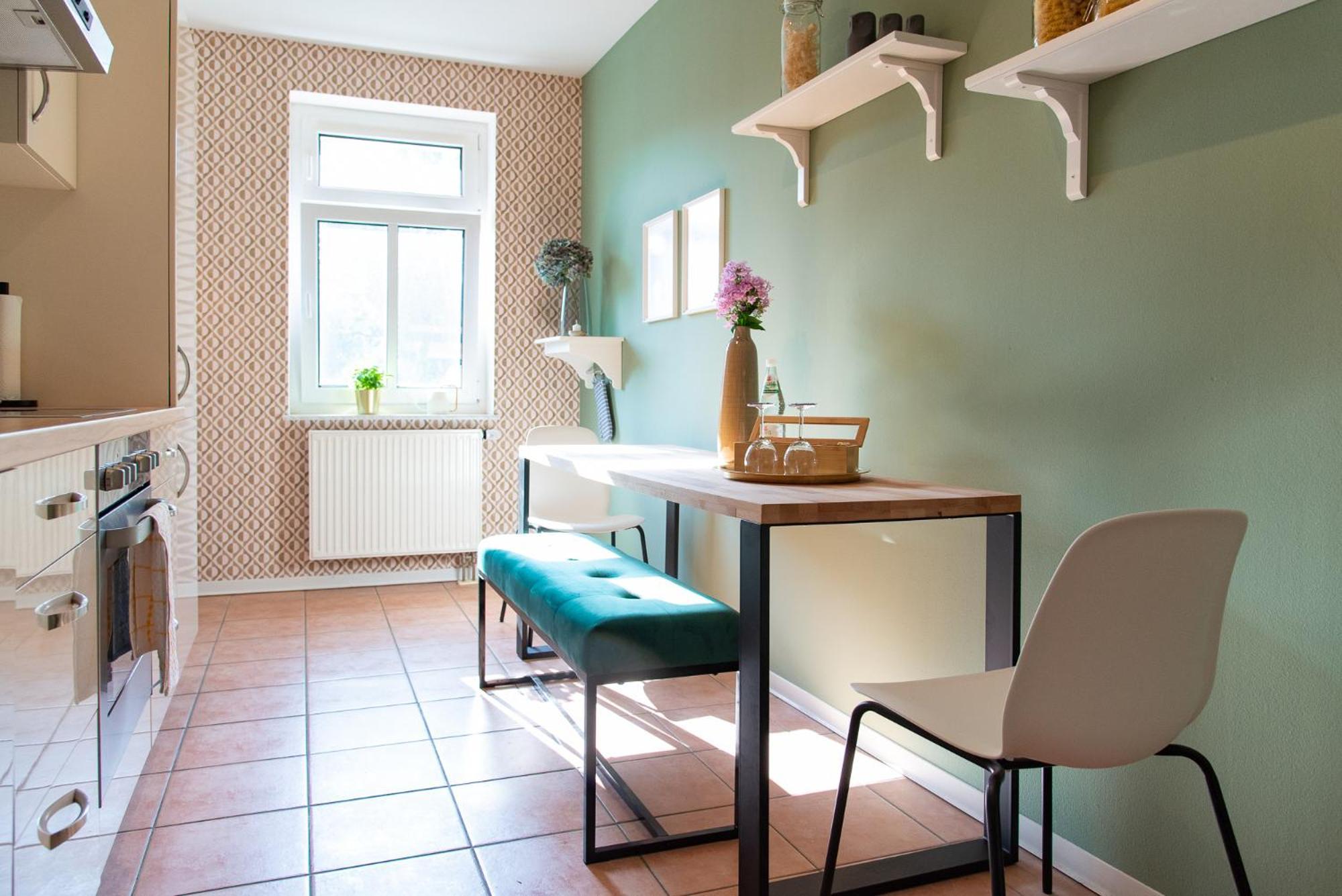 Stilvolles Apartment - Balkon, Netflix, Nespresso, Zentral, Messe 켐니츠 외부 사진